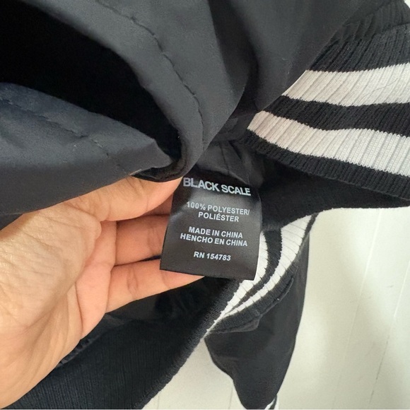 Black Scale Grand Slam Hooded Varsity Jacket Size L NWT - Picture 12 of 12